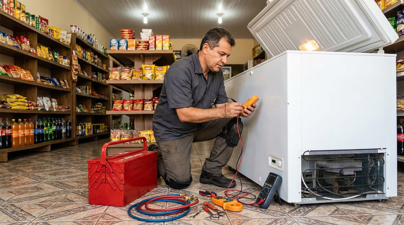 Ajuste de Temperatura do Freezer em Guarulhos‑SP