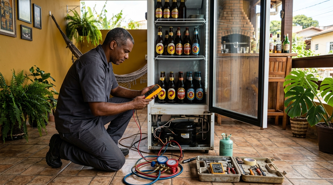Reparo de Cervejeira Residencial em Guarulhos‑SP